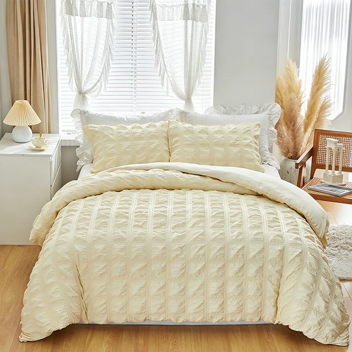 Textured Luxe Duvet Cover Set