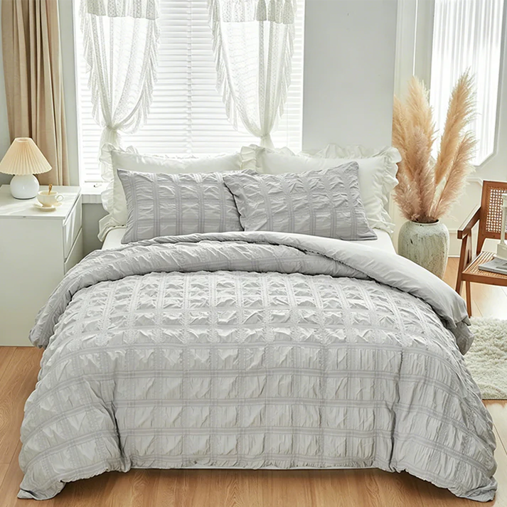 Textured Luxe Duvet Cover Set