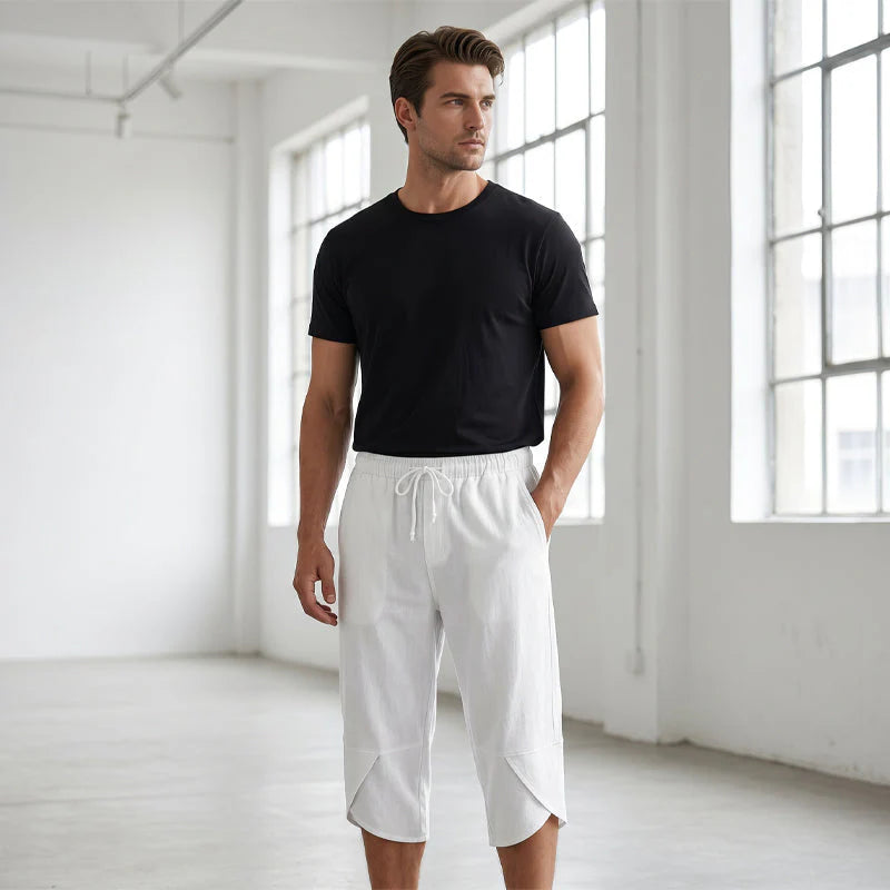 Men's Drawstring Capri Pants