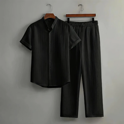 Men's Textured Resort Set