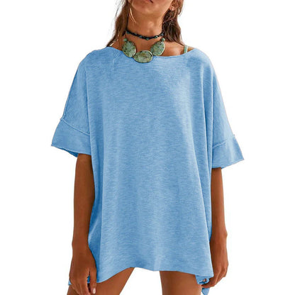 Women's Oversized Boat Neck Top