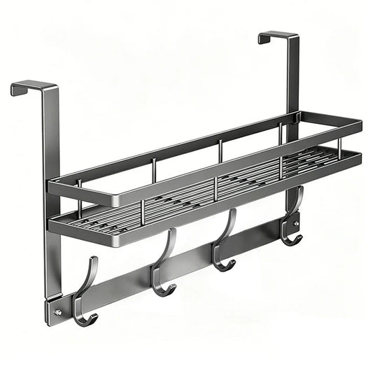 Over-the-Door Storage Rack with Hooks