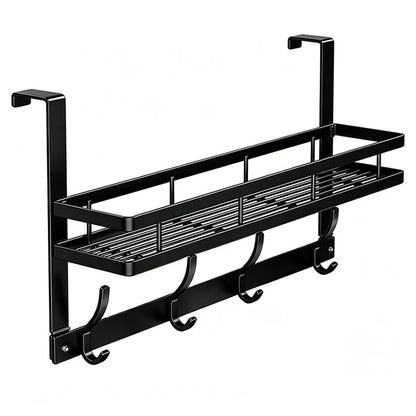 Over-the-Door Storage Rack with Hooks