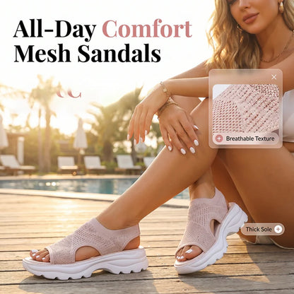 Women's Breeze Knit Platform Sandals