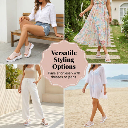 Women's Breeze Knit Platform Sandals
