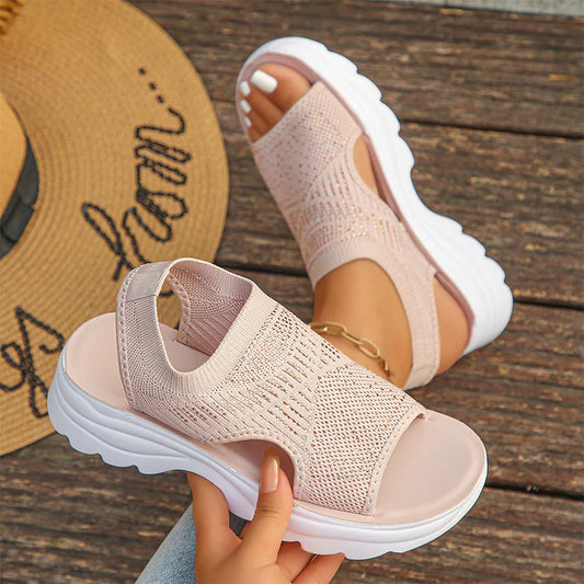 Women's Breeze Knit Platform Sandals