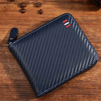 Men's Zip-Around Bifold Wallet
