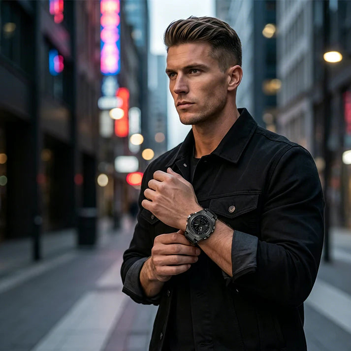 Men's Dual Display Sport Watch