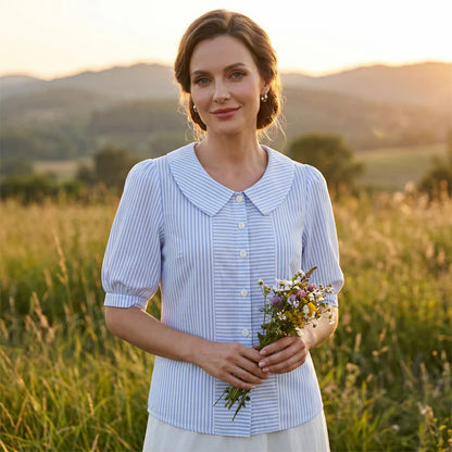 Women's Peter Pan Collar Blouse