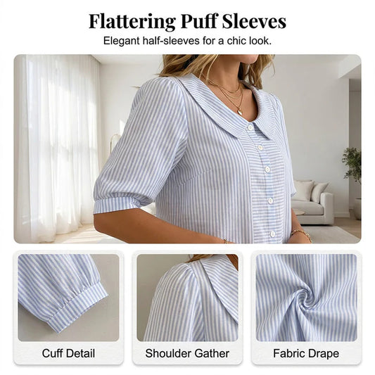 Women's Peter Pan Collar Blouse