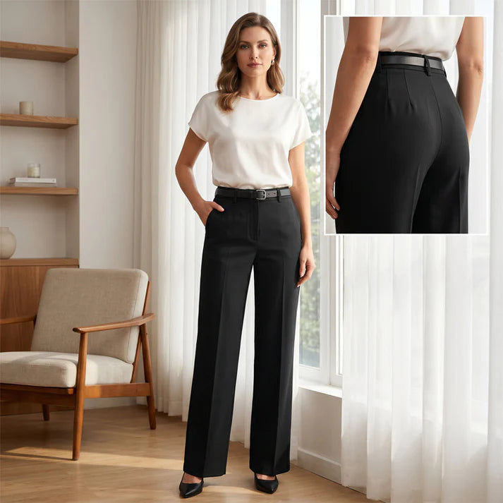 Women's Tailored Wide-Leg Pants