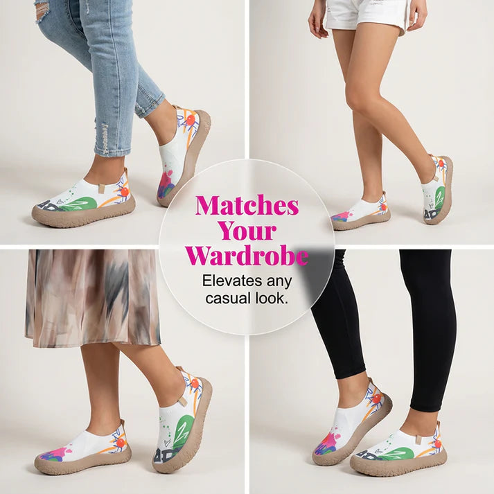 Women's Printed Slip-On Shoes