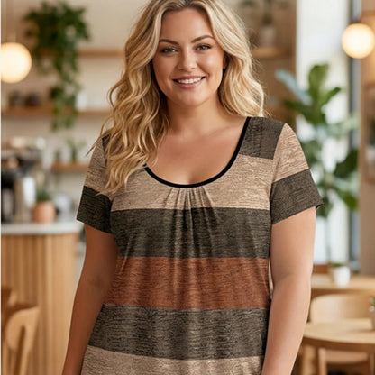 Women’s Color Block Short Sleeve Top