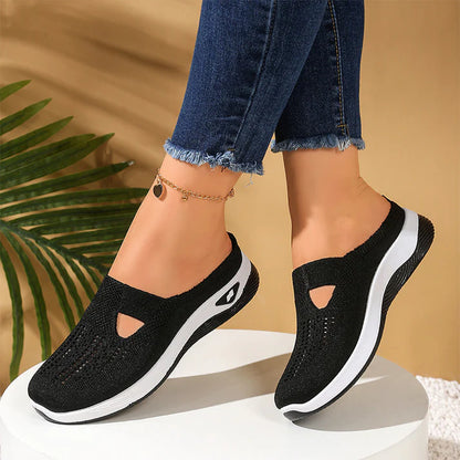 Women's Breathable Knit Slip-On Sneakers