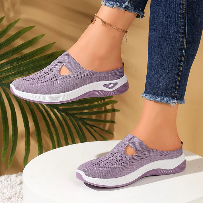 Women's Breathable Knit Slip-On Sneakers