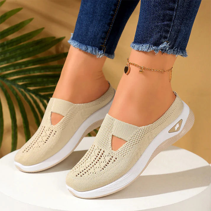 Women's Breathable Knit Slip-On Sneakers