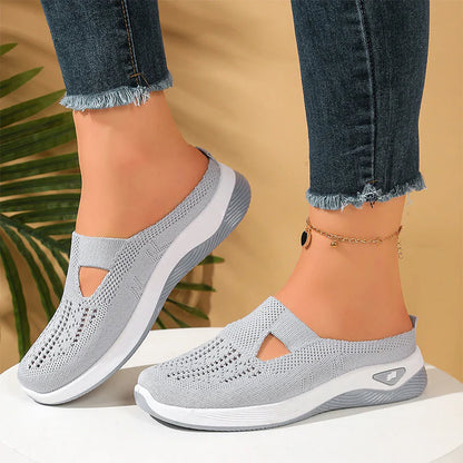 Women's Breathable Knit Slip-On Sneakers