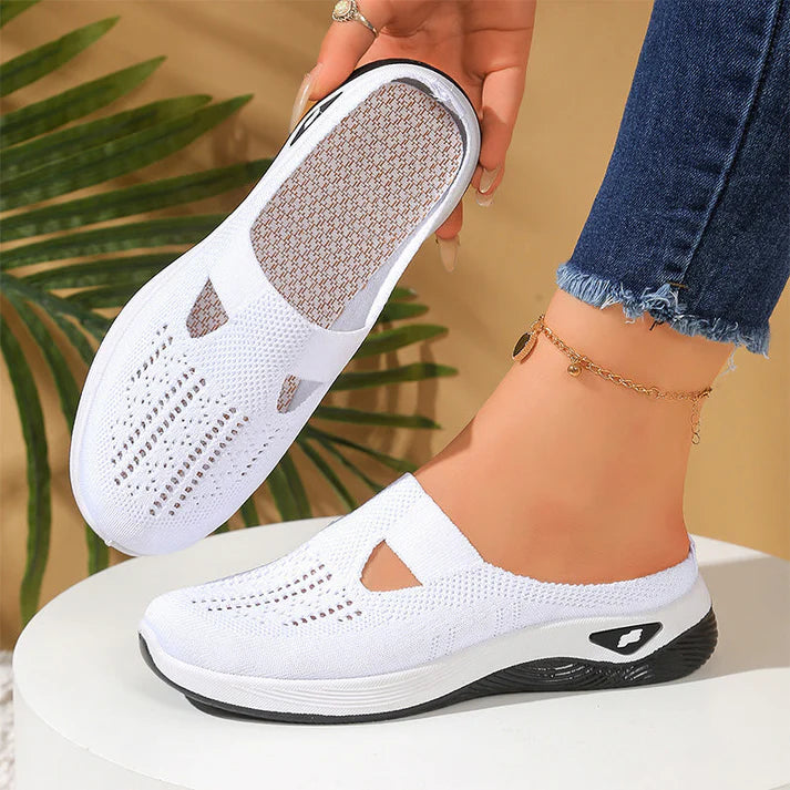 Women's Breathable Knit Slip-On Sneakers
