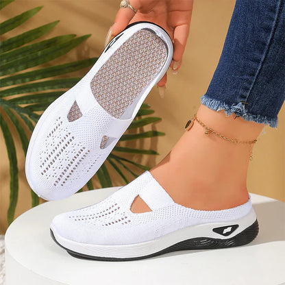Women's Breathable Knit Slip-On Sneakers