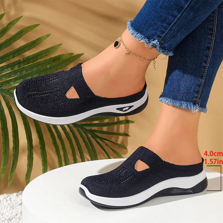 Women's Breathable Knit Slip-On Sneakers