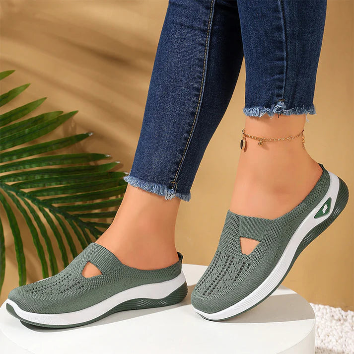 Women's Breathable Knit Slip-On Sneakers