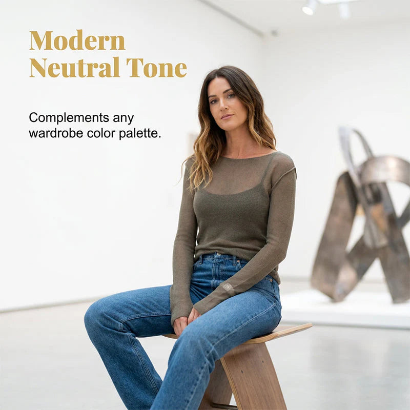 Women's Sheer Boat Neck Top