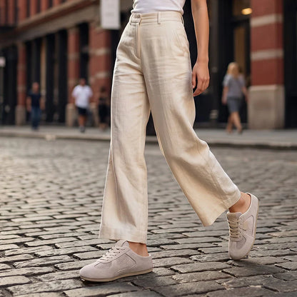 Women's Breathable Mesh Panel Mule Sneakers
