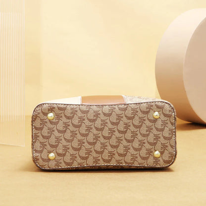 Women's Printed Bucket Handbag Set