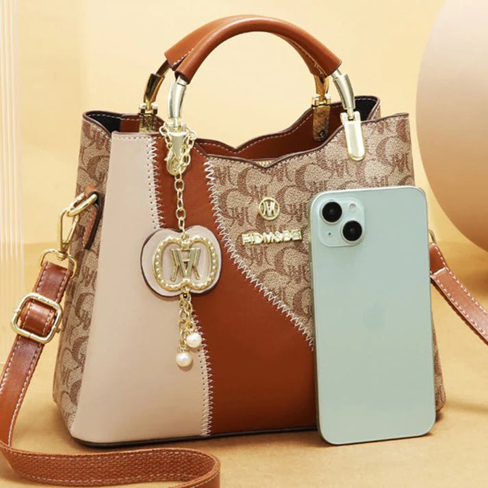 Women's Printed Bucket Handbag Set
