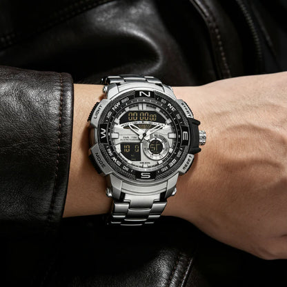 Men's Dual Display Adventure Watch
