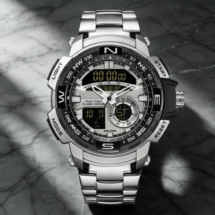 Men's Dual Display Adventure Watch