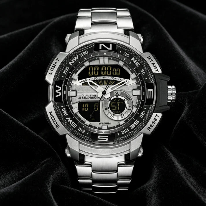 Men's Dual Display Adventure Watch