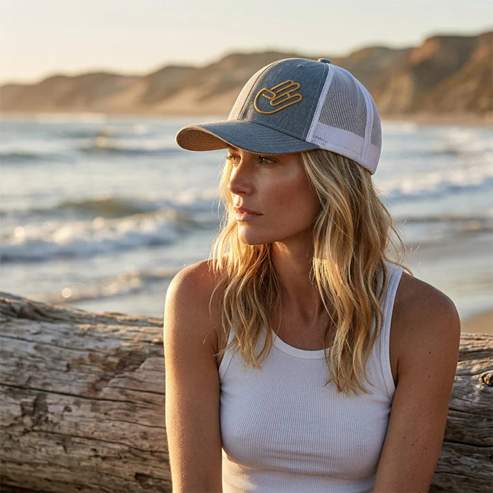 Unisex Adjustable Mesh Trucker Cap