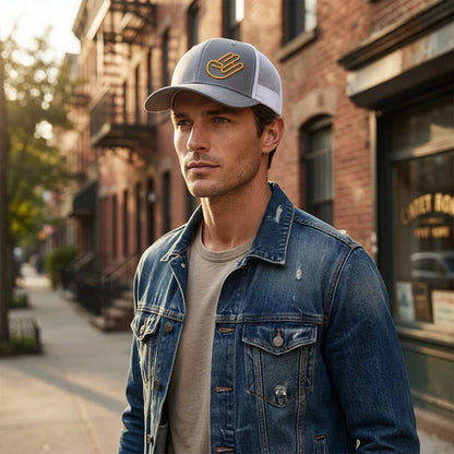 Unisex Adjustable Mesh Trucker Cap