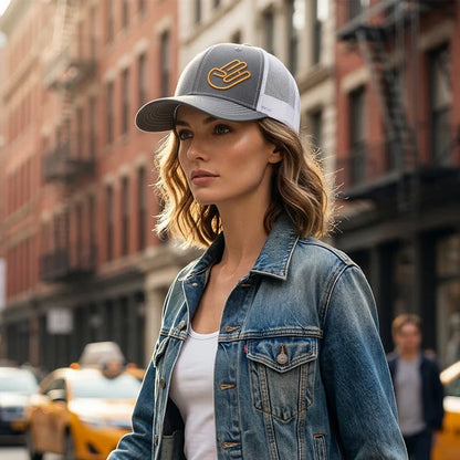 Unisex Adjustable Mesh Trucker Cap