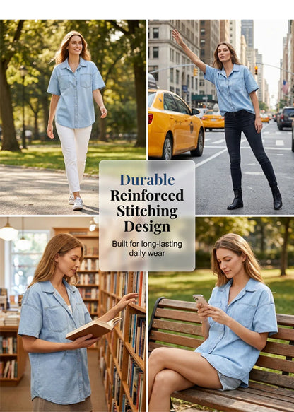 Women's Denim Shirt Dress