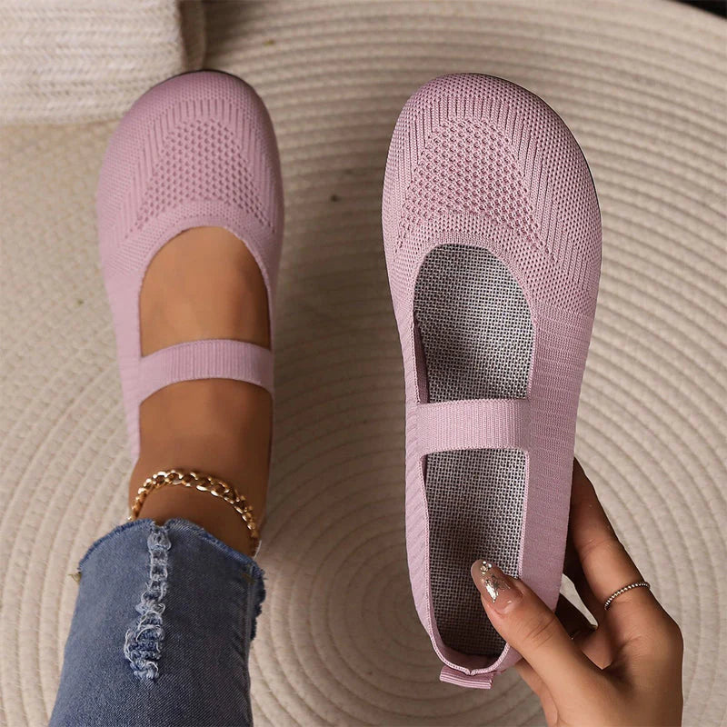 Women's Knit Mary Jane Flats