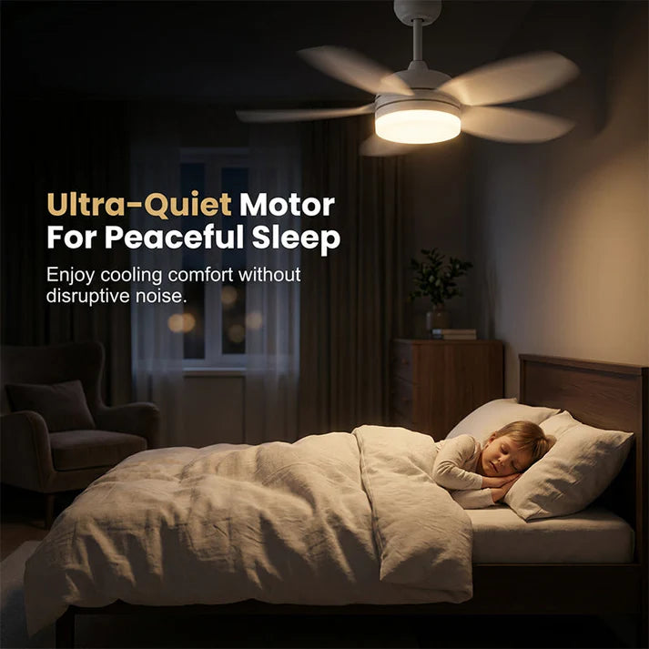 2-in-1 LED Ceiling Fan with Remote Control