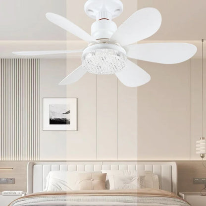 2-in-1 LED Ceiling Fan with Remote Control