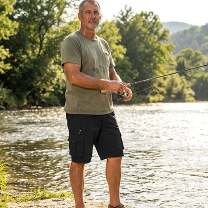 Men's Multi-Pocket Cargo Shorts