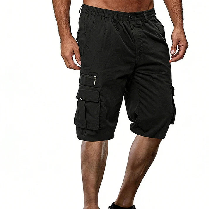 Men's Multi-Pocket Cargo Shorts