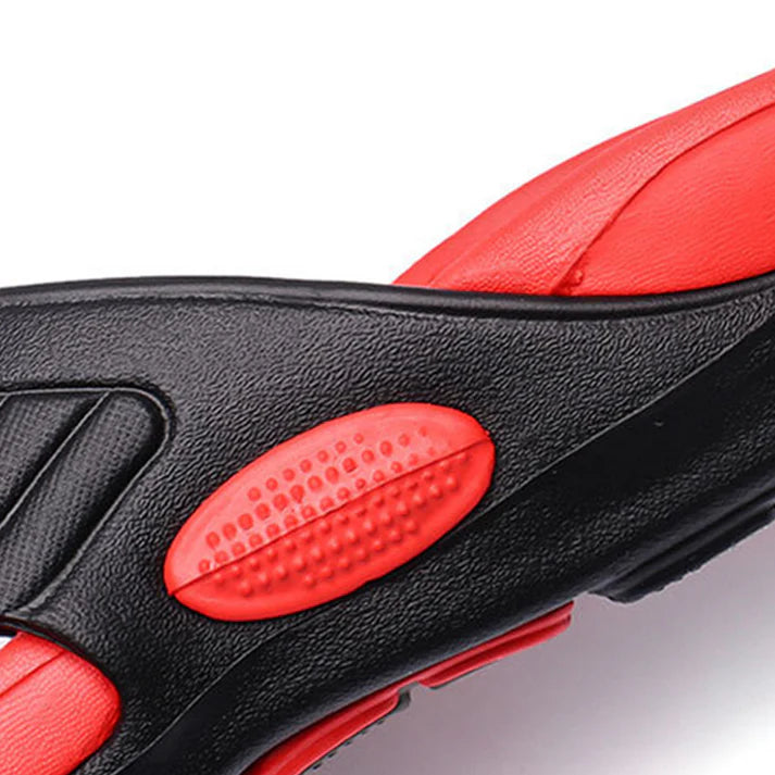 Men's Textured Footbed Flip-Flops
