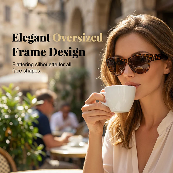 Women's Oversized Fit-Over Sunglasses