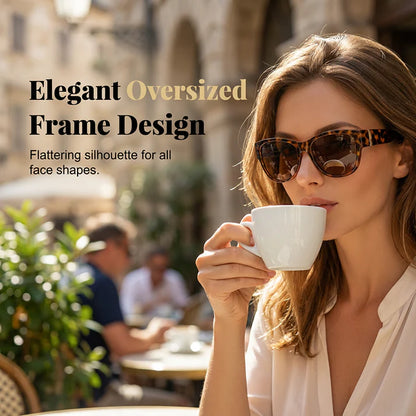 Women's Oversized Fit-Over Sunglasses
