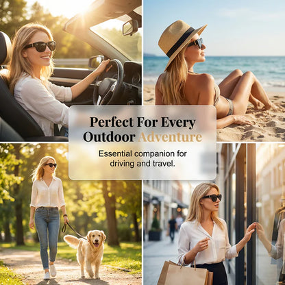 Women's Oversized Fit-Over Sunglasses