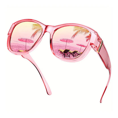 Women's Oversized Fit-Over Sunglasses