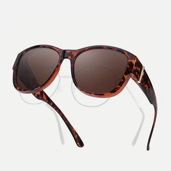 Women's Oversized Fit-Over Sunglasses