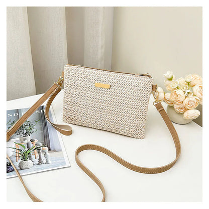 Women's Woven Crossbody Clutch Bag