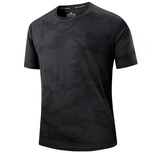 Men's Camouflage Crew Neck Performance T-Shirt