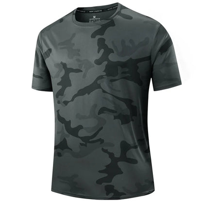 Men's Camouflage Crew Neck Performance T-Shirt
